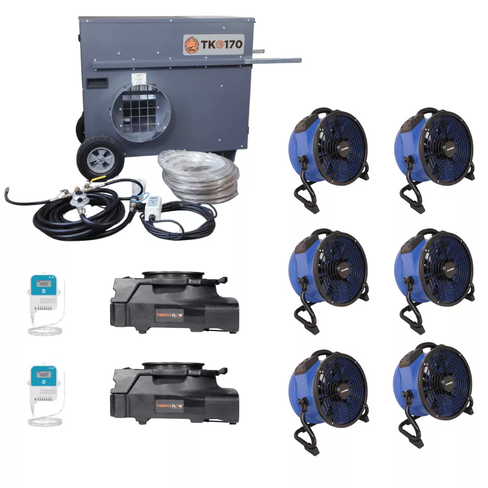 1,200 Sq. Ft. Propane Bed Bug Heater Package