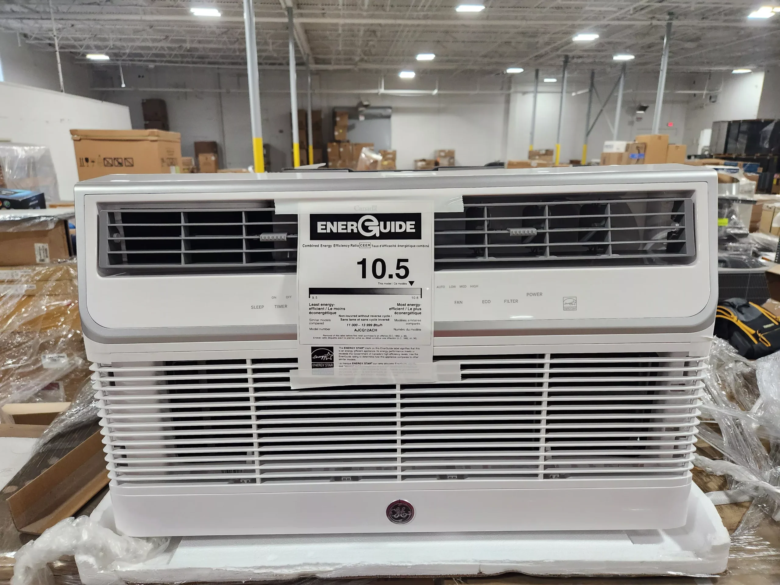 12,000 BTU THROUGH-THE-WALL BUILT-IN AIR CONDITIONER WITH REMOTE CONTR