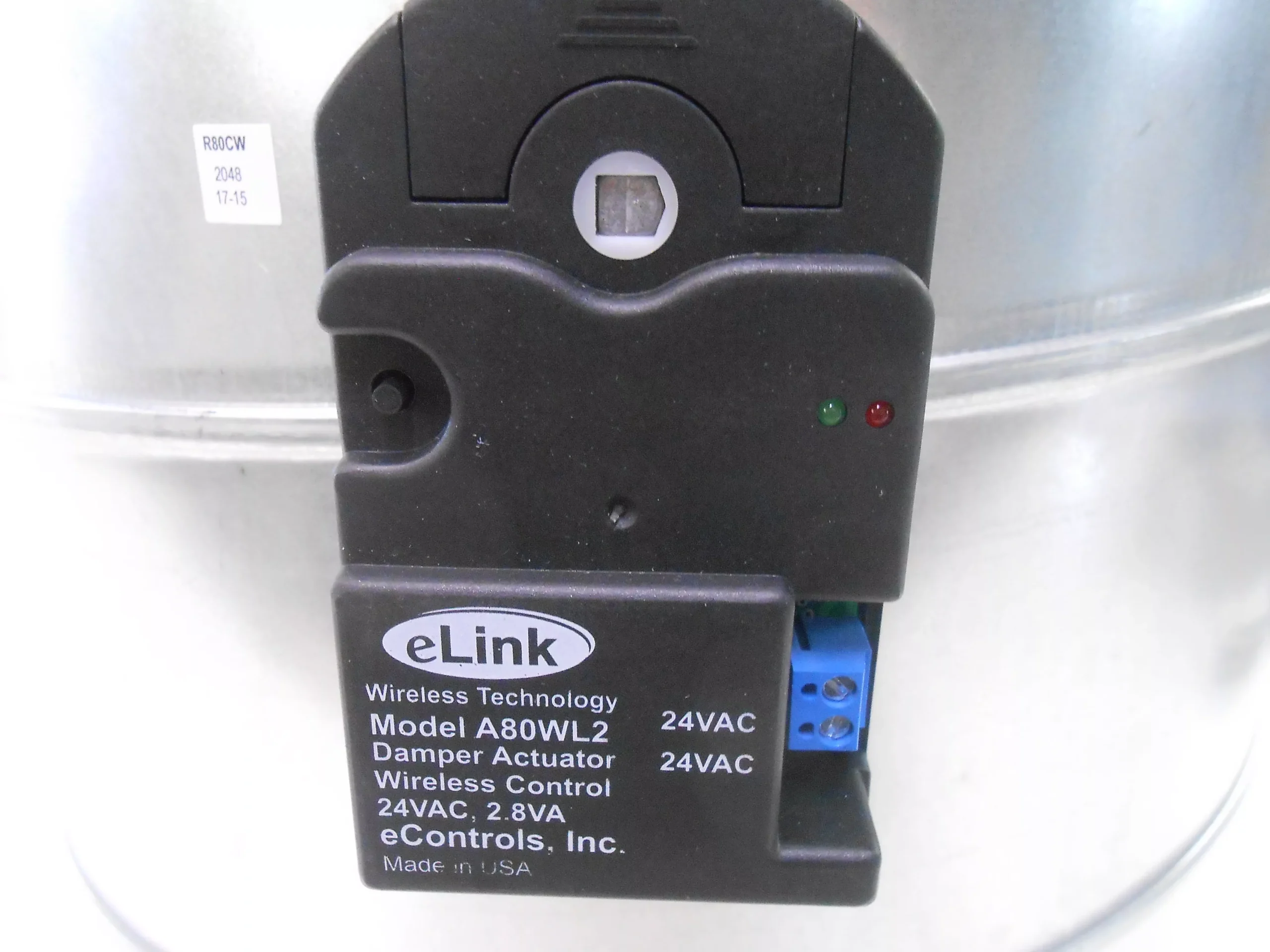 14" Wireless Damper 24 Volt