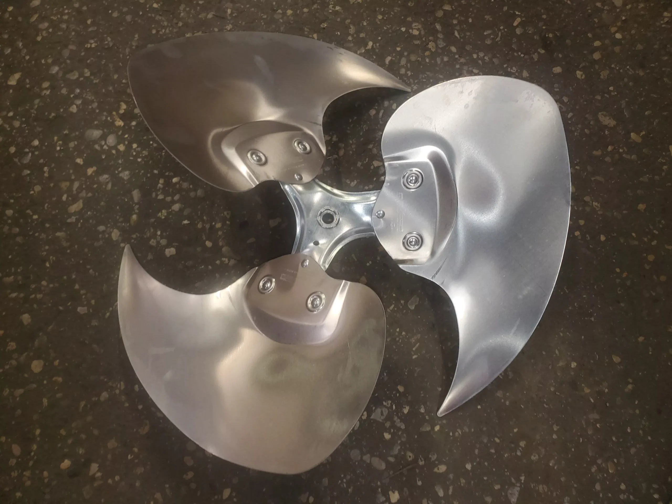 20Dia 1/2"Bore 3-Blade Fan Cw"