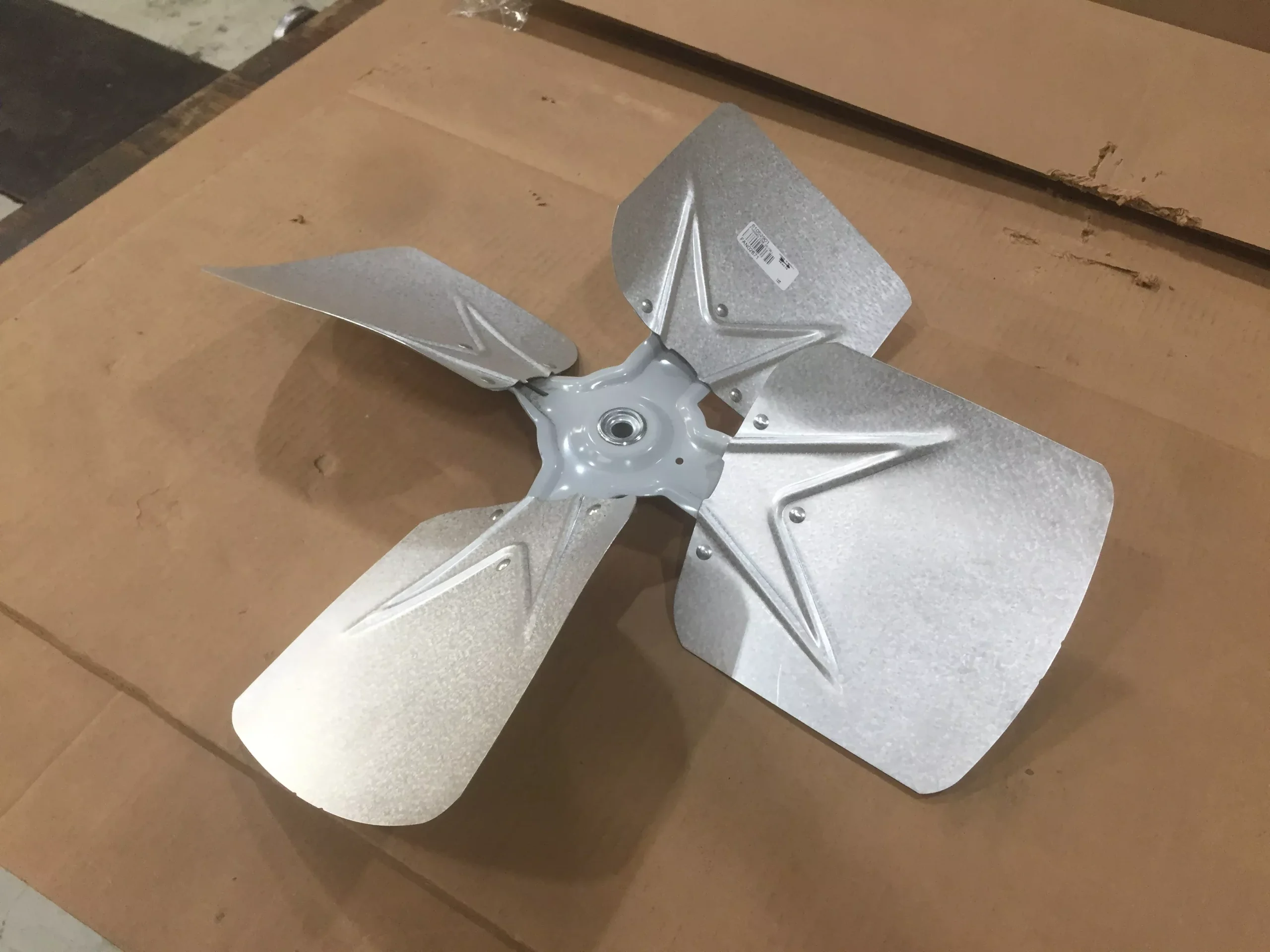 22" Fan Blade 4 Blade 1/2" Bore 36 Deg Pitch Clockwise