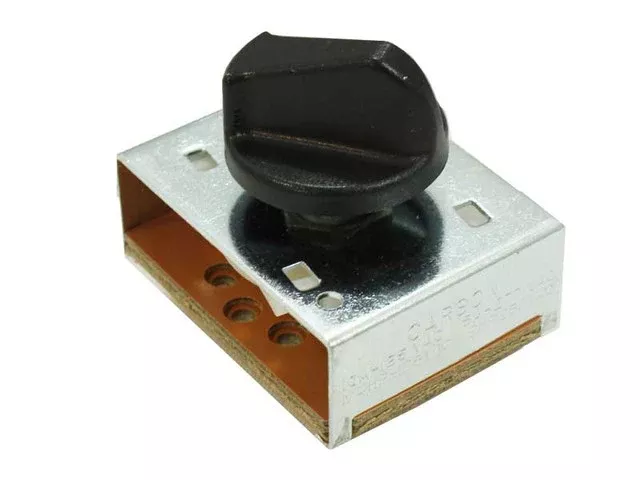 3-Speed Rotary Switch with Knob & Nut