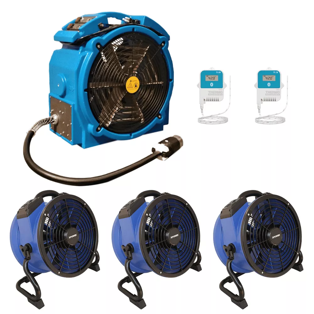 700 Sq. Ft. Electric Bed Bug Heater Package