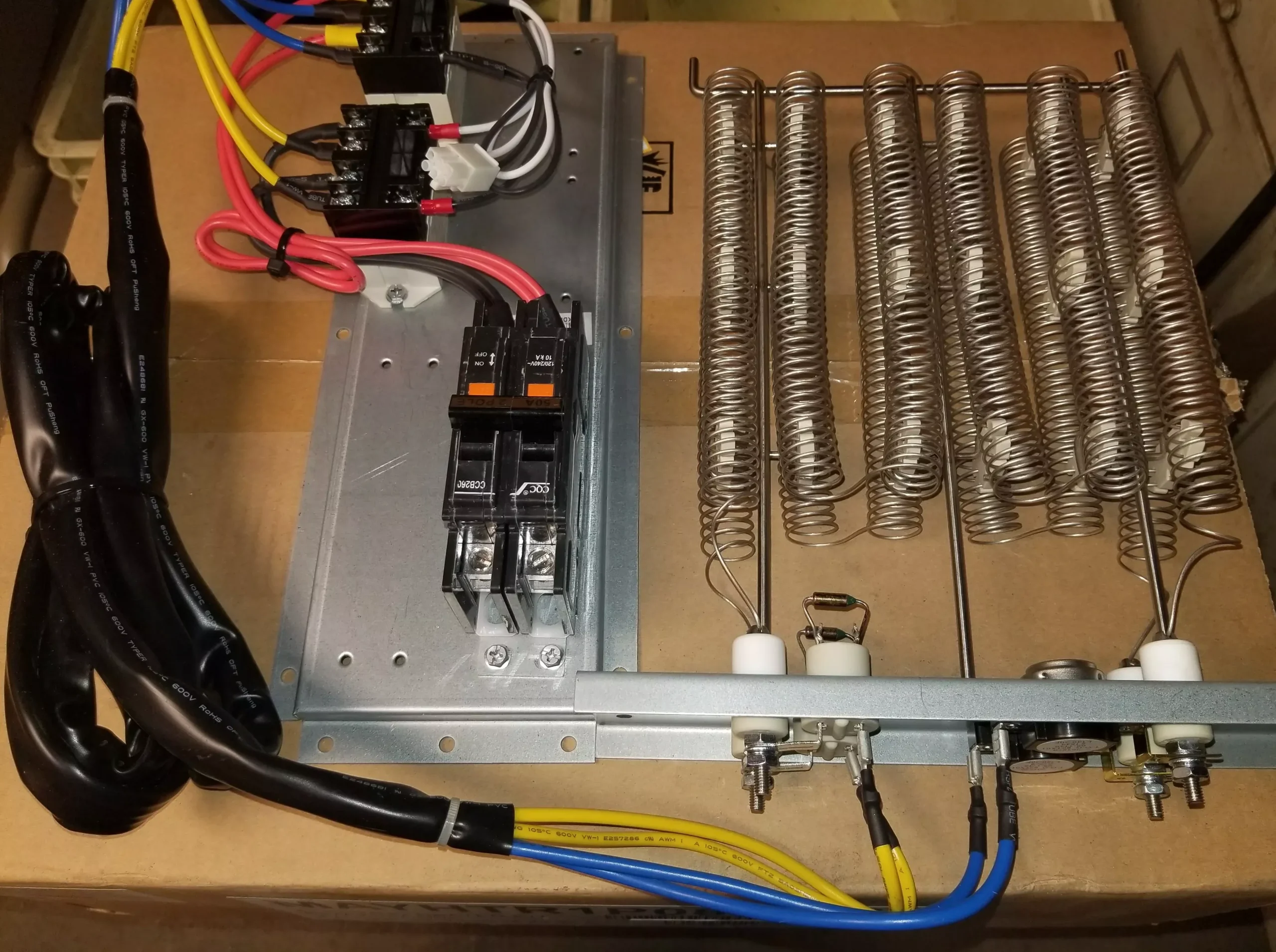 8 Kw Electric Heat Kit For 2-5 Ton M4Ph4 Packaged Unit With Breakers,2