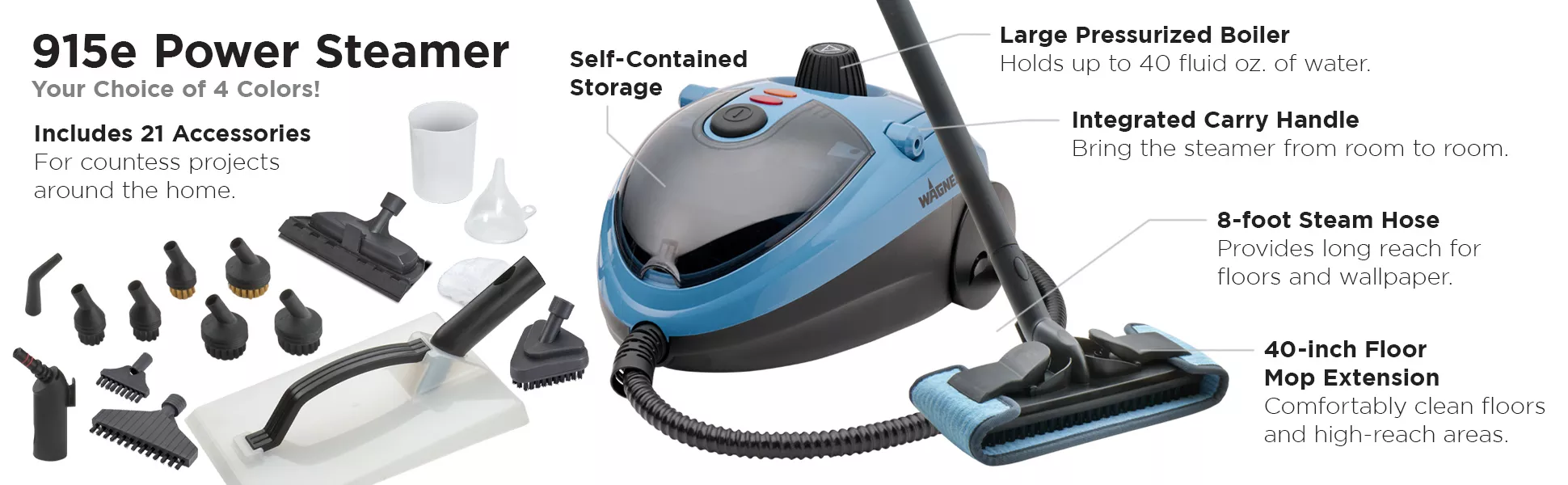 915e Power Steamer Bundle