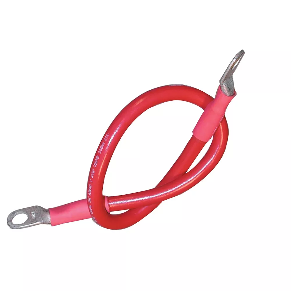 Ancor Battery Cable Assembly, 2 AWG (34mm) Wire, 3/8" (9.5mm) Stud, Re