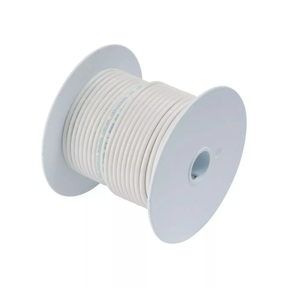 Ancor White 12 AWG Tinner Copper Wire 100 106910