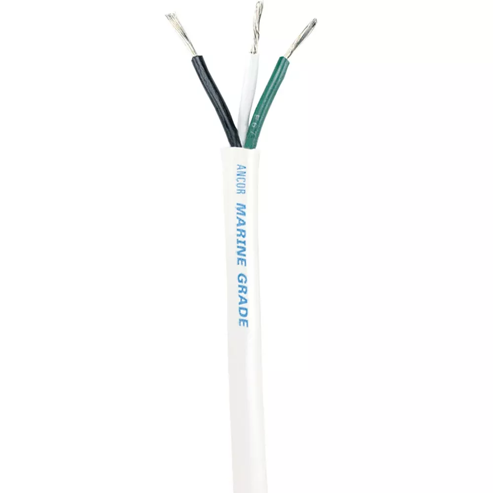 Ancor White Triplex Cable 123 AWG Round 100 133310