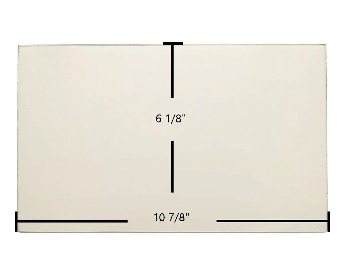 Appalachian 36-BW Side Glass - High-Temp Ceramic Glass Replacement