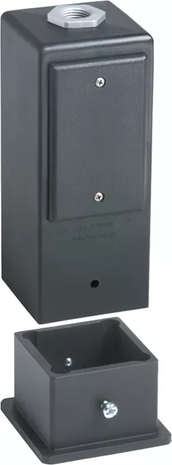 Arlington GPD9B 9" Post/Deck Mount Fixture Support Post, Black