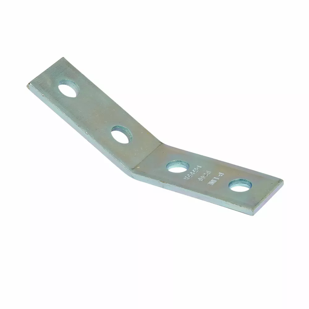 B-Line B246ZN 4-Hole 30 Degree Zinc Plated Open Angle