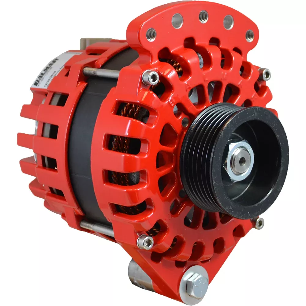 Balmar Alternator 170 Amp, 12V Single Foot Internal Regulator K6 Pulle