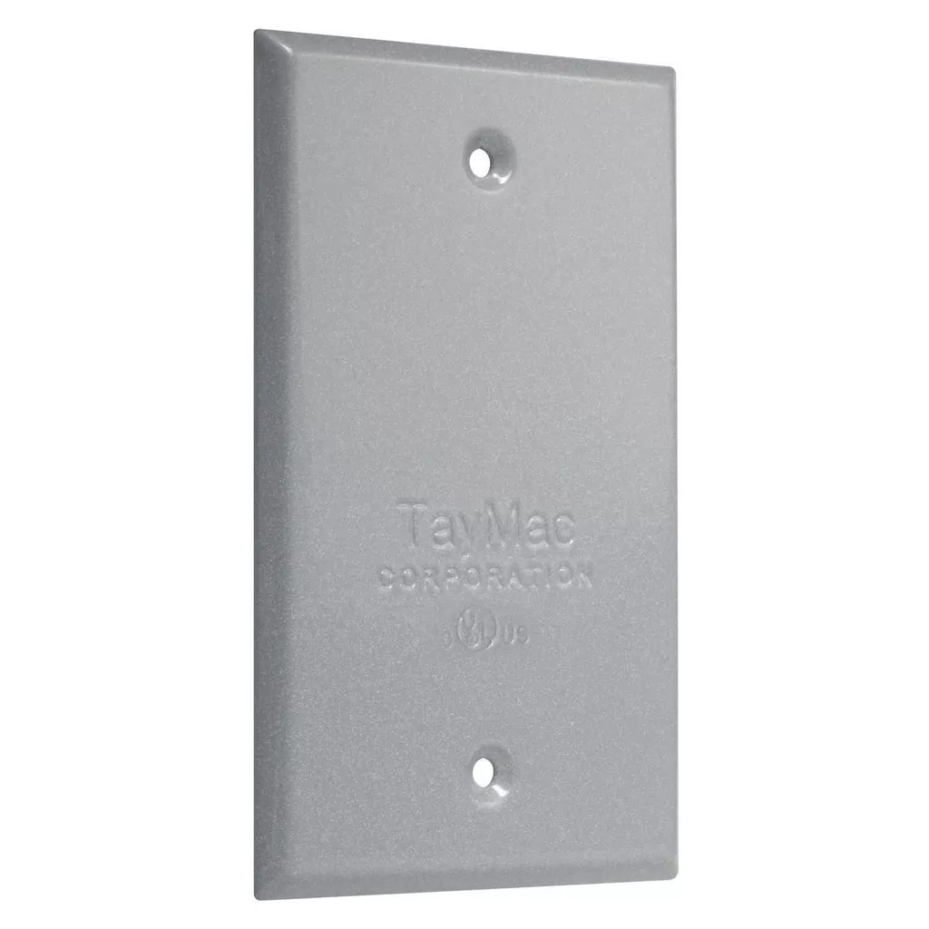 Bell BC100S Rectangular Blank Cover Silver