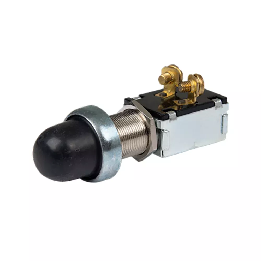 BEP 2-Position SPST Moisture Sealed Push Button Switch - OFF/(ON) [100