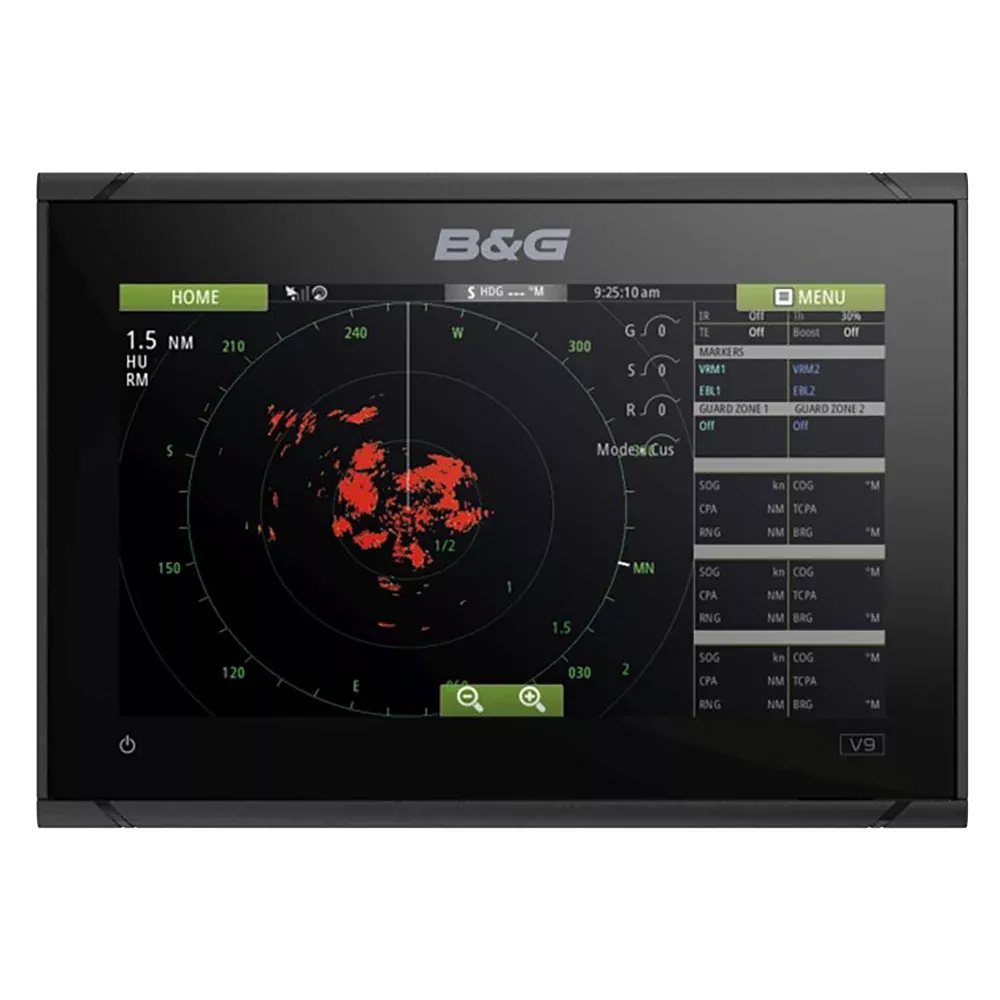 BG Vulcan 9 FS 9" Combo - No Transducer - Includes C-MAP Discover Char
