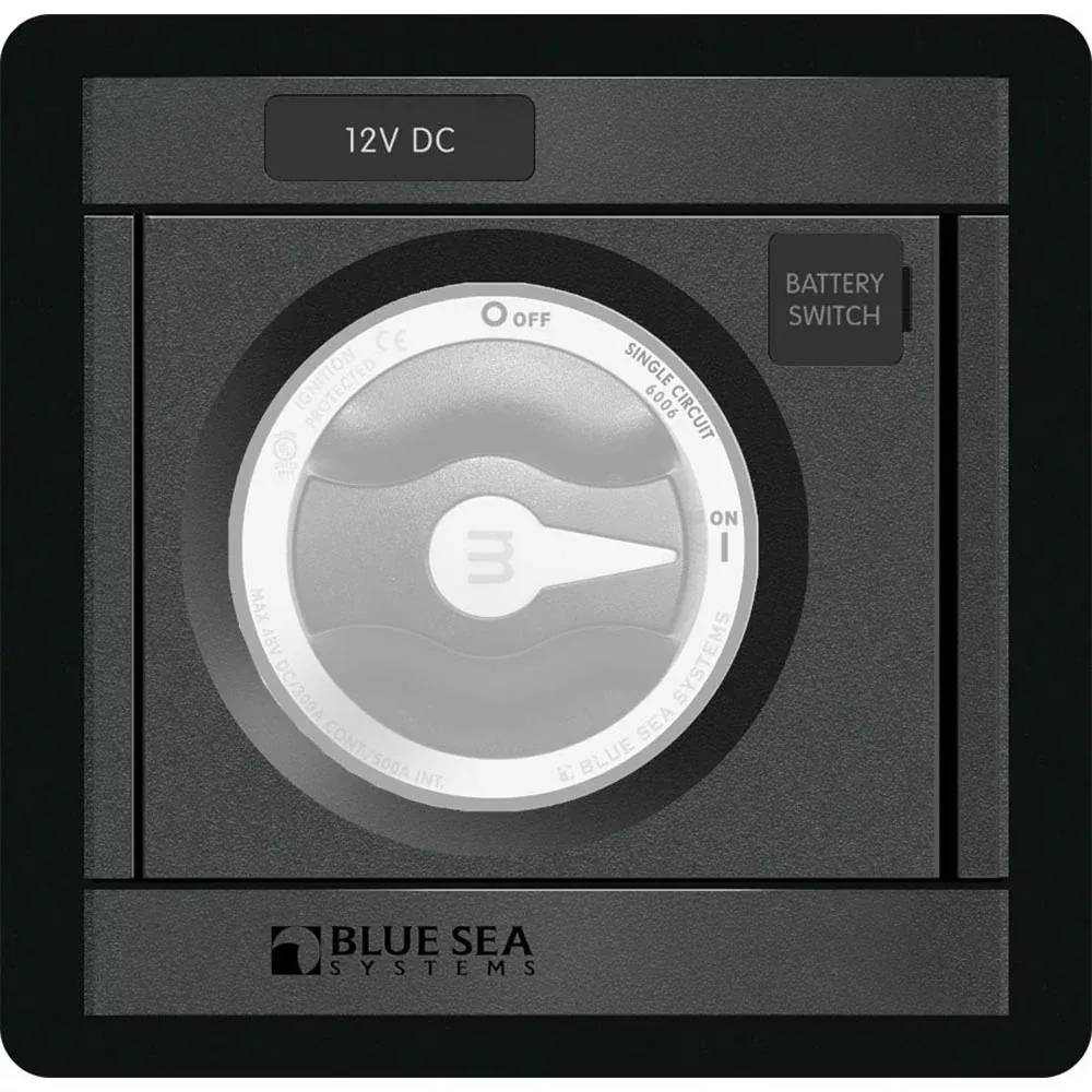 Blue Sea 1139 DC MSeries Black Panel Square 1139