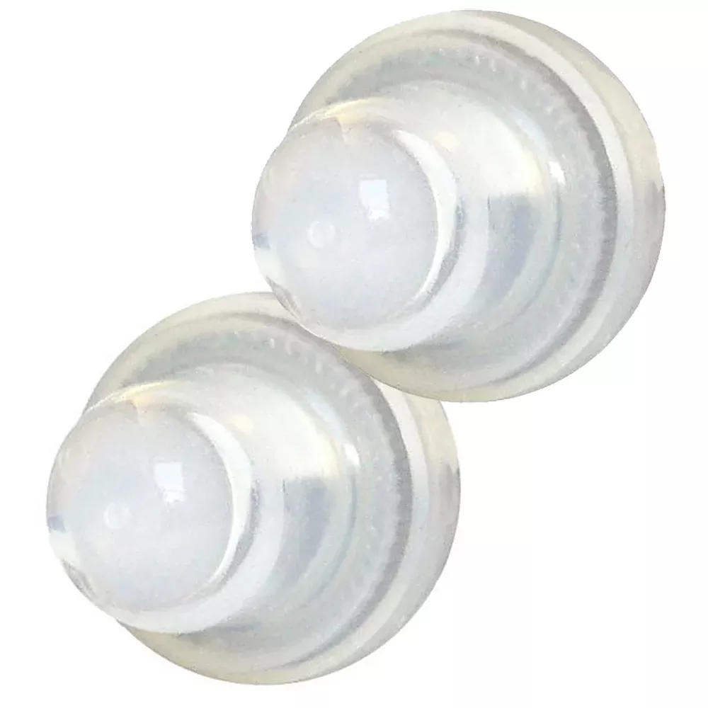 Blue Sea 4135 Push Button Reset Only Circuit Breaker Boot - Clear- 2-P
