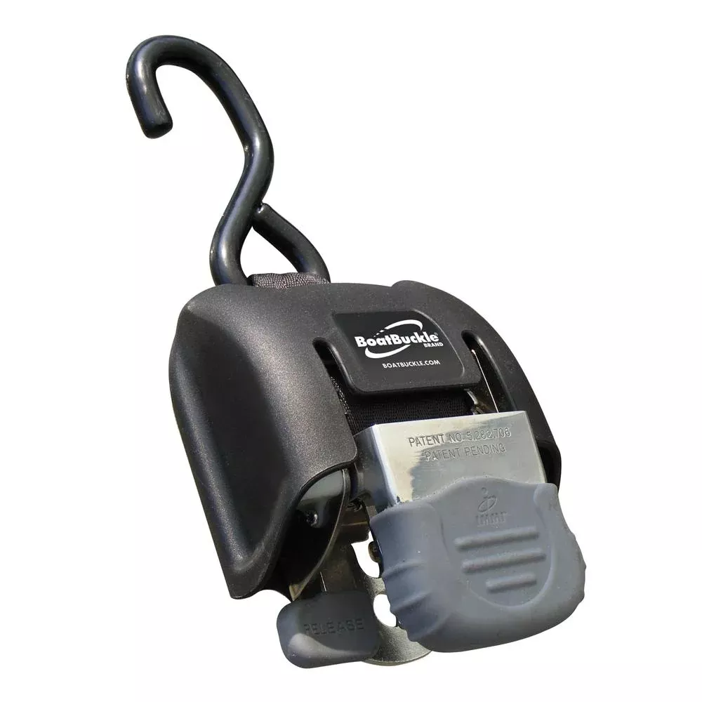 BoatBuckle G2 Retractable Transom Tie-Down - 2"-43" - Pair - Stainless