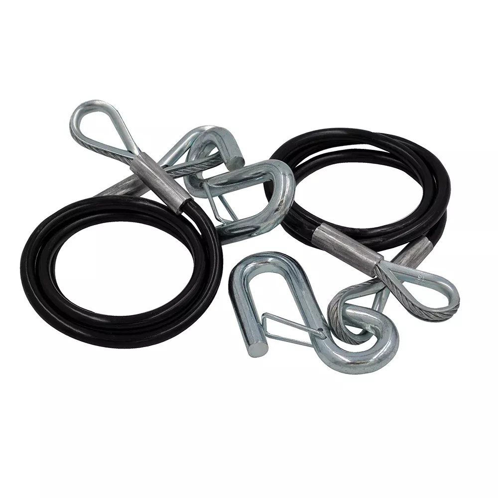 C.E. Smith Safety Cables - 3500lb Capacity - PVC Coated - Pair [16662A