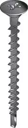 Cully 79845 8 x 2-5/8" Drywall Screw, Bugle Head, Fine Thread, Tek, Phillips, Black