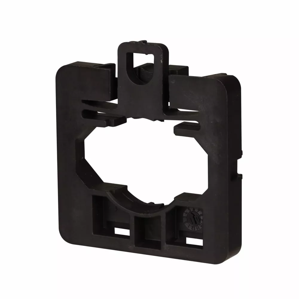 Cutler-Hammer M22-A4 M22 pushbutton mounting adapter, M22 Modular Pushbutton contact block Mounting Adapter, 22.5 mm, Button: Black, IP20