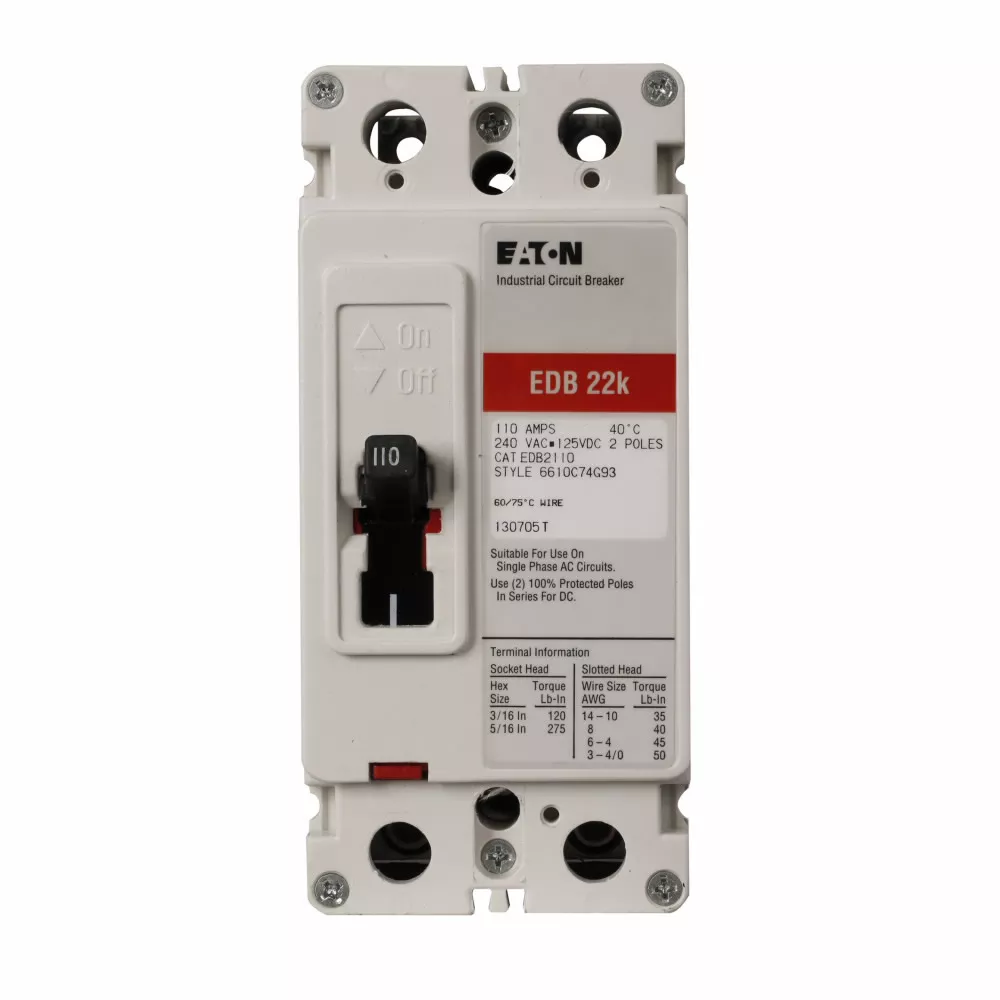 ETN EDB2100L EDB 22kA @ 240 V, 2 Po