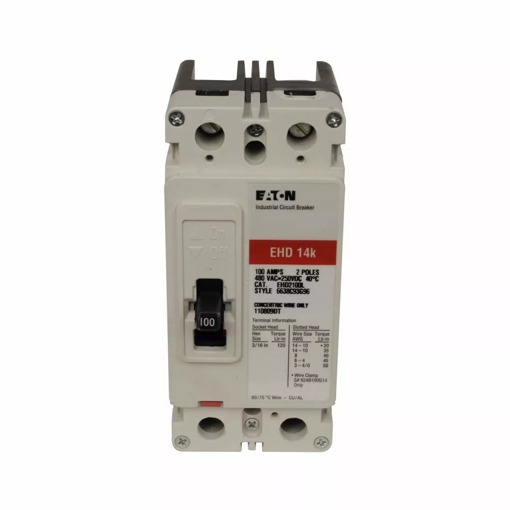 ETN EHD2010 TYPE EHD BRK 2P 10A 48