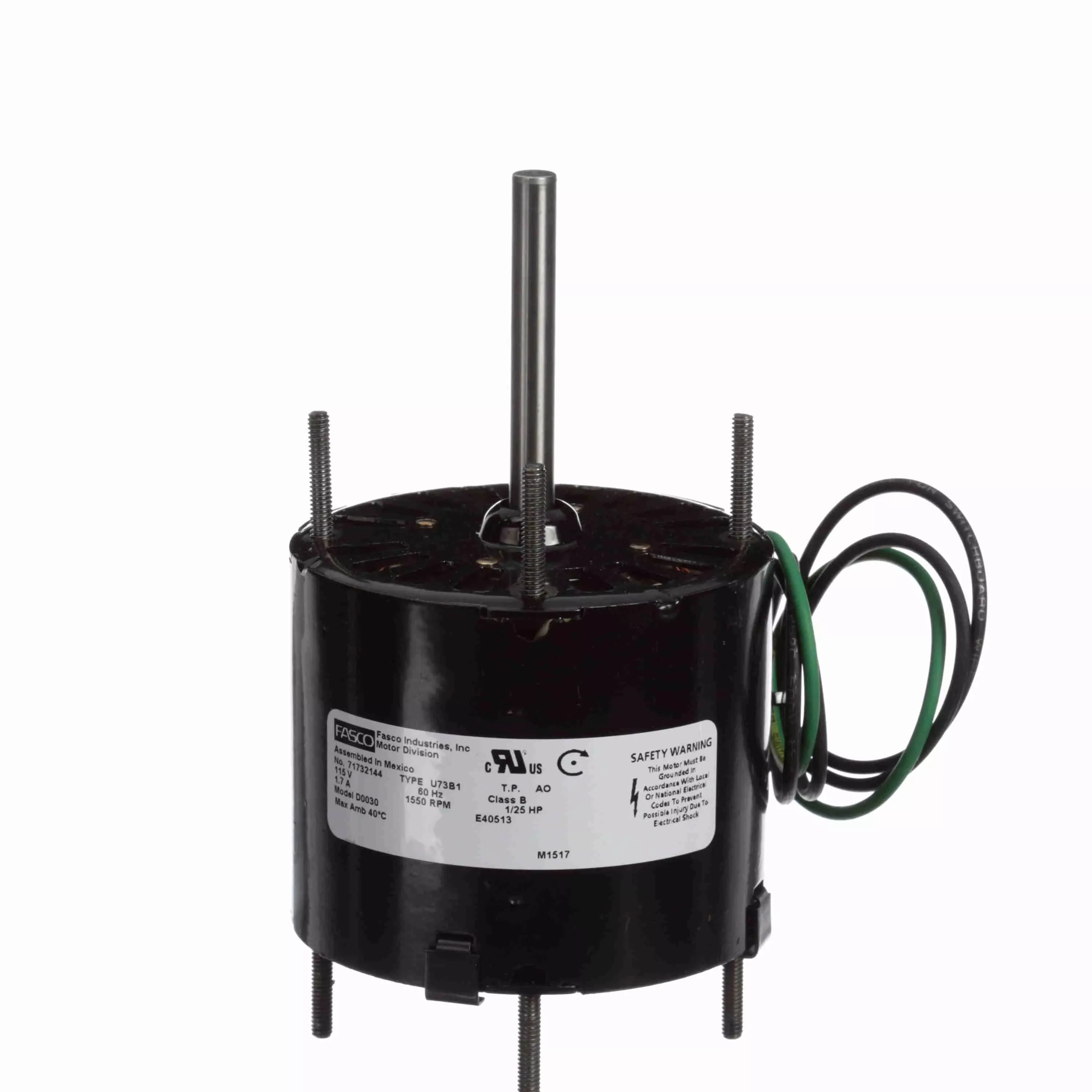Fasco 1M132 Motor – 1/20 HP, 1-Speed Replacement