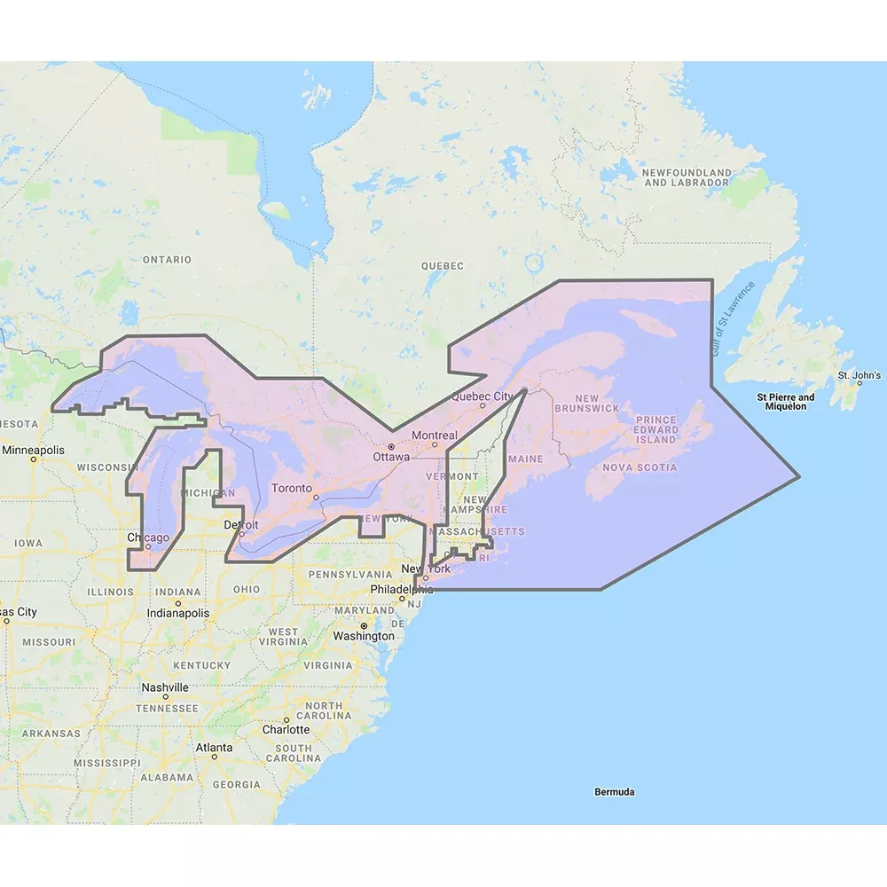 Furuno Great Lakes Maritimes Vector Charts - 3D Data Standard Resoluti