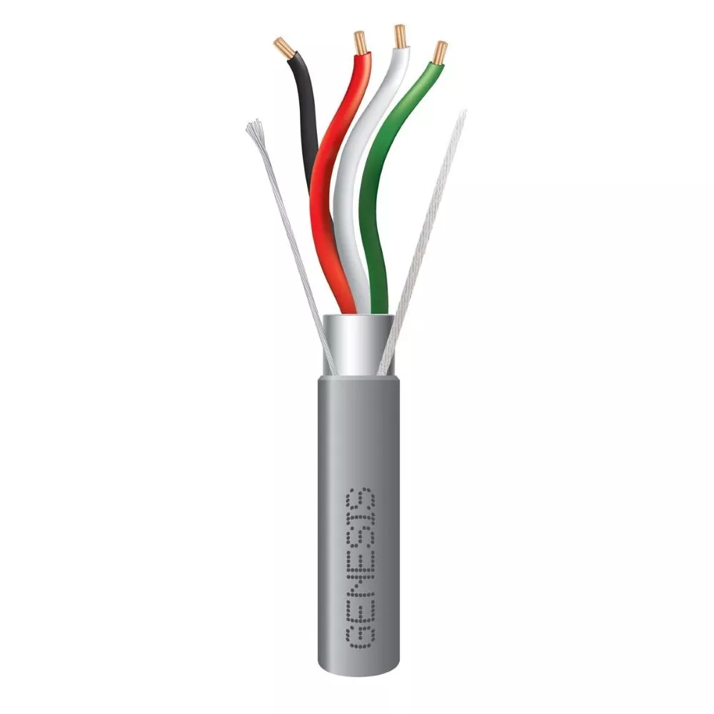 Genesis 22151009 18-4 Twisted, Shielded, Non-Plenum-rated Wire (1000' roll)
