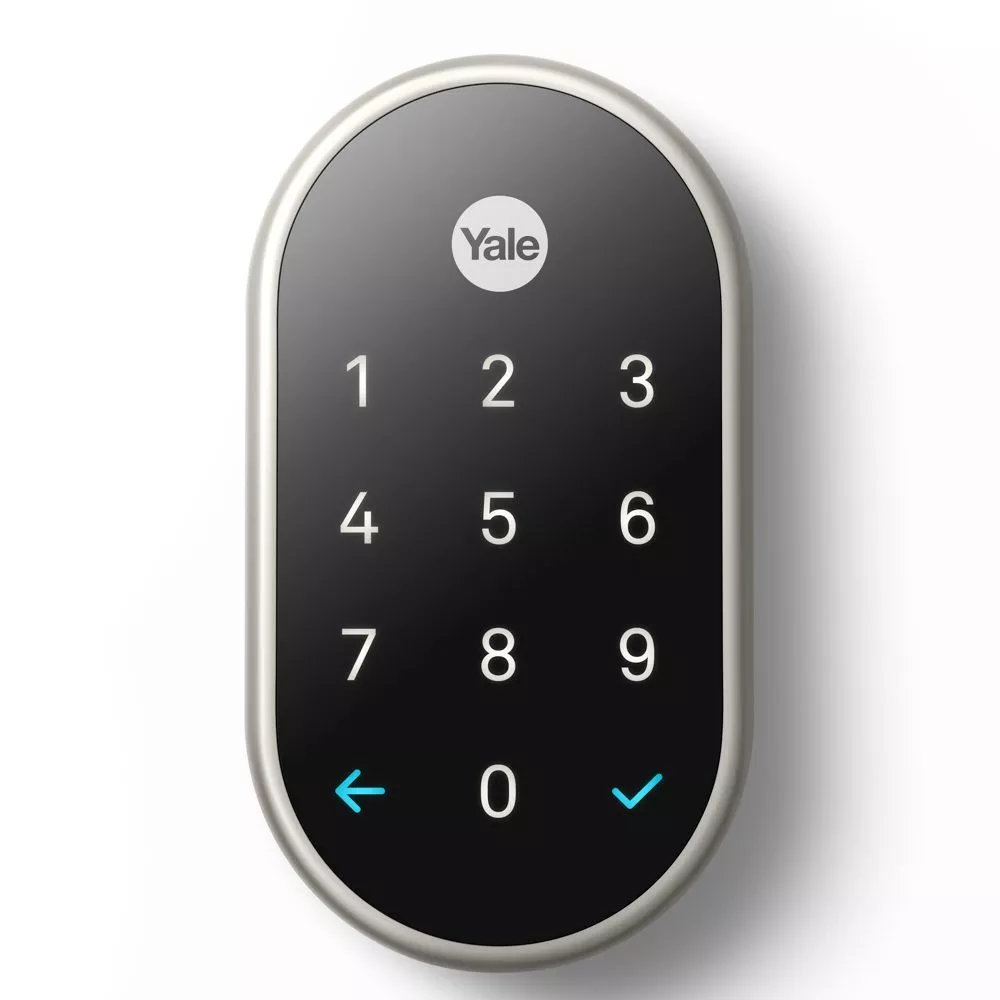 Google Nest RB-YRD540-WV-619 Yale Lock with Connect in Nickel, US