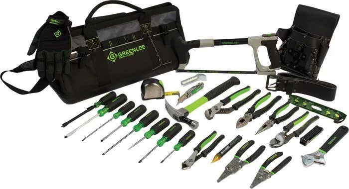 Greenlee 0159-28multi Multi-Pocket Kit, 20", 28-Piece Tool