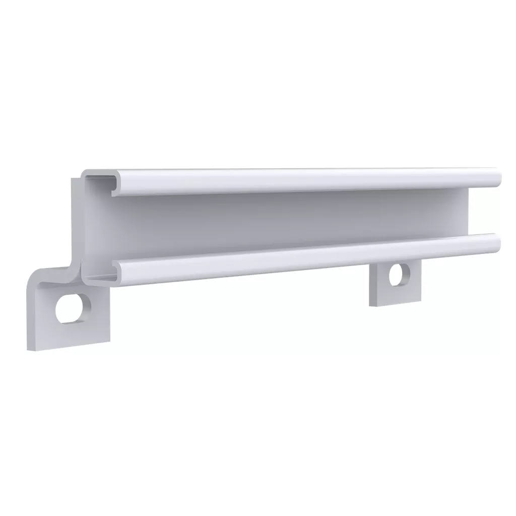 Hoffman A10JTMA Terminal Block Bracket Assemblies for Junction Boxes, fits 10", White, Steel