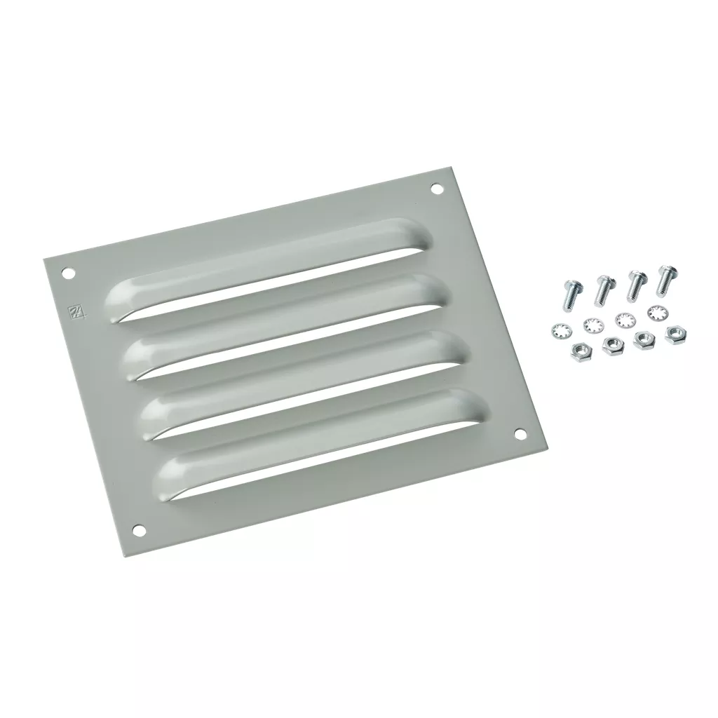 Hoffman AVK43 Louver Plate Kits, 4.5" x 5.5", Gray, Steel