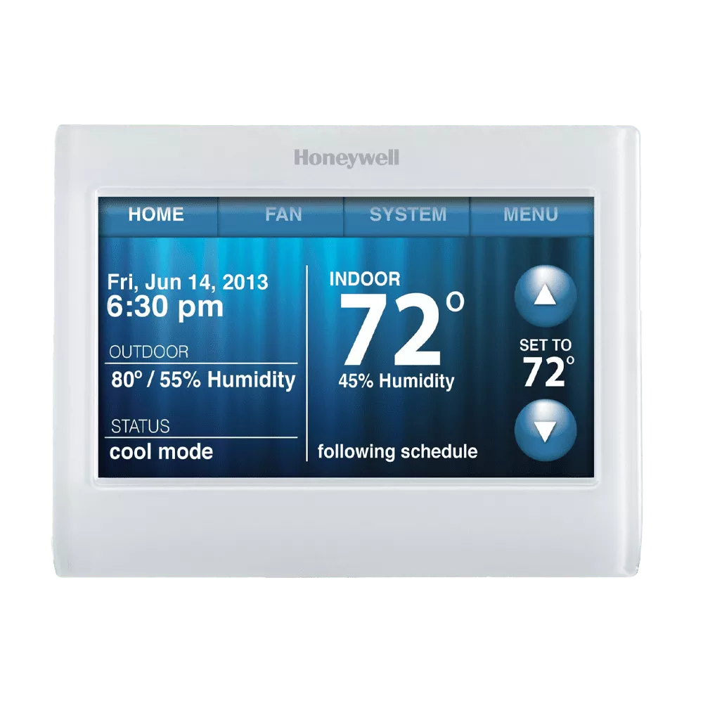 Honeywell TH9320WF5003 Wi-Fi Color Touchscreen Thermostat, 3H/2C