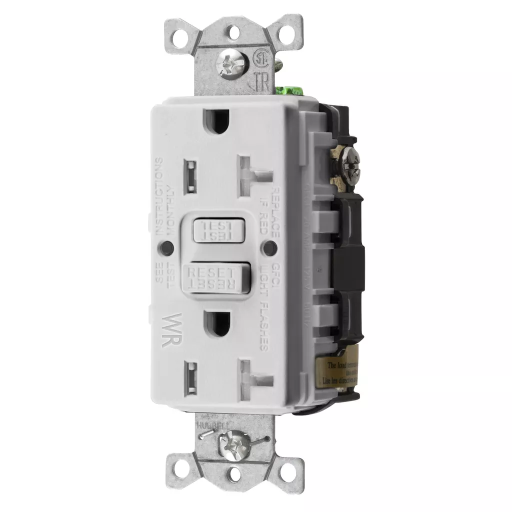 Hubbell GFTWRST20WU20A COMM SELF TEST TRWR US GFR WHITE