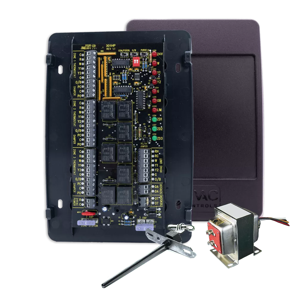 iO HVAC Controls ZP3-HPS-KIT 3-Zone 3H/2C Control Panel Kit