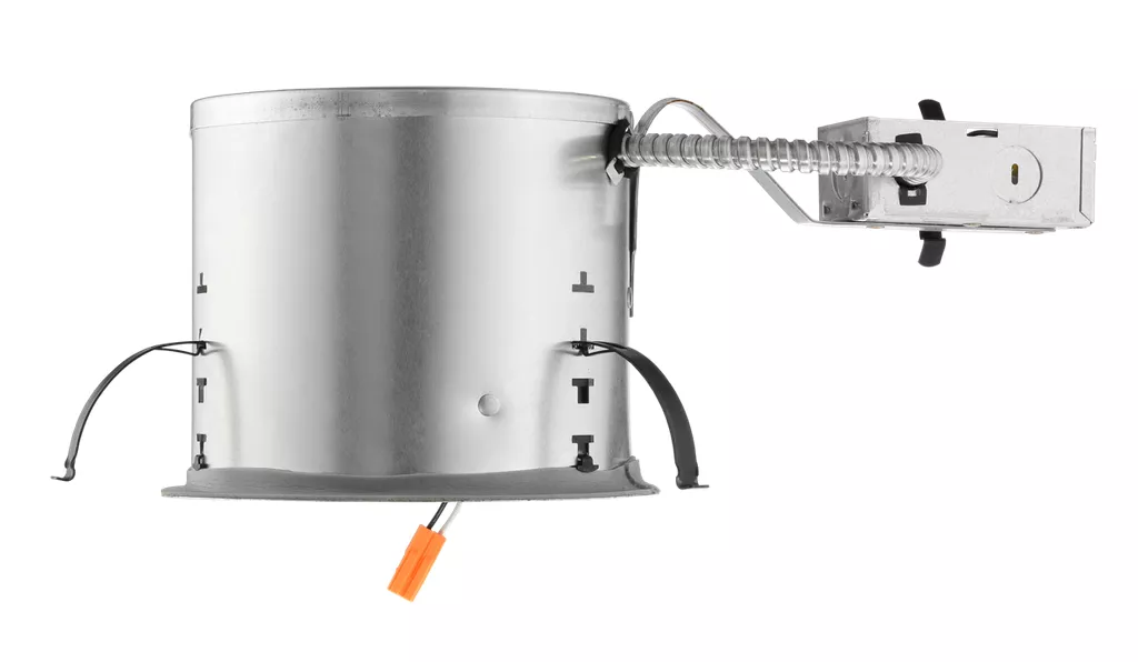 Juno QC6RWG-J6 6" Quick-Connect LED Remodel Downlight Housing, Push-In Electrical Connectors, Air-Loc Gasket, 27K-50K