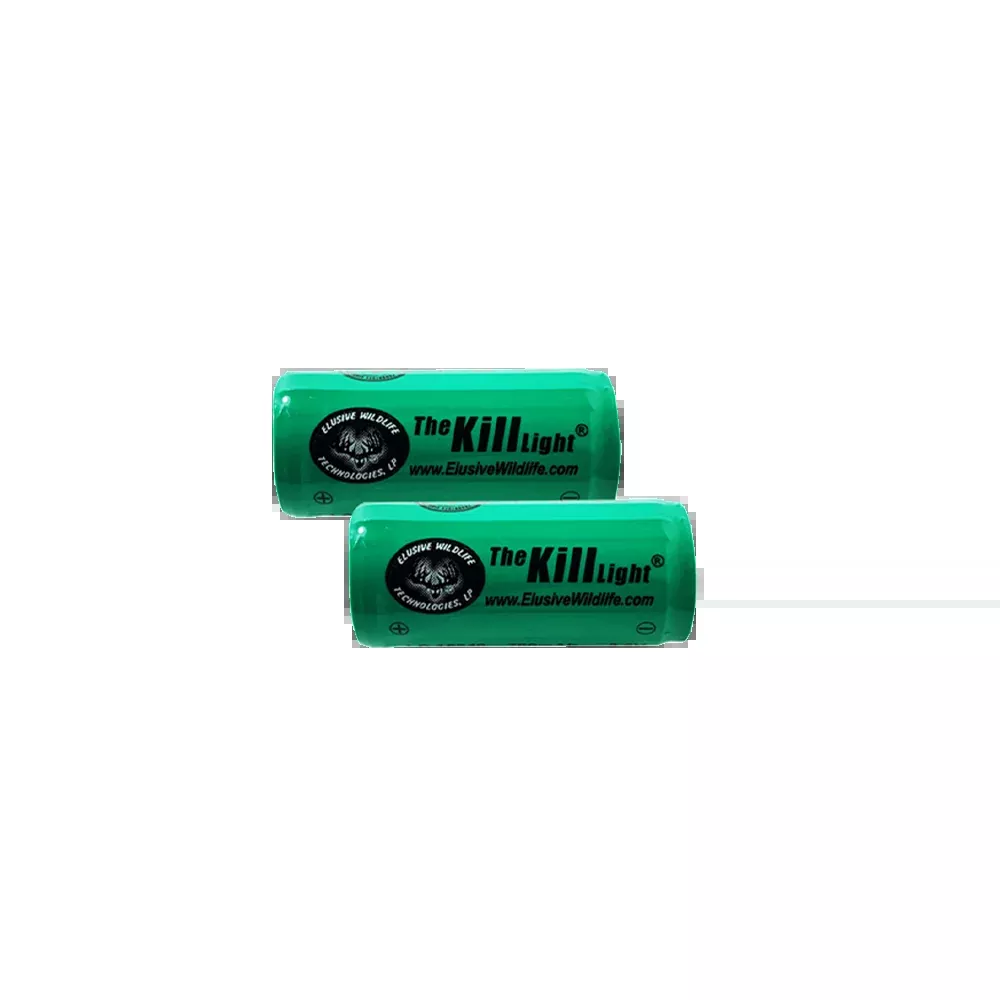 Kill Light Battery-16340 700mAh Rechargeable Batteries 2 Pack