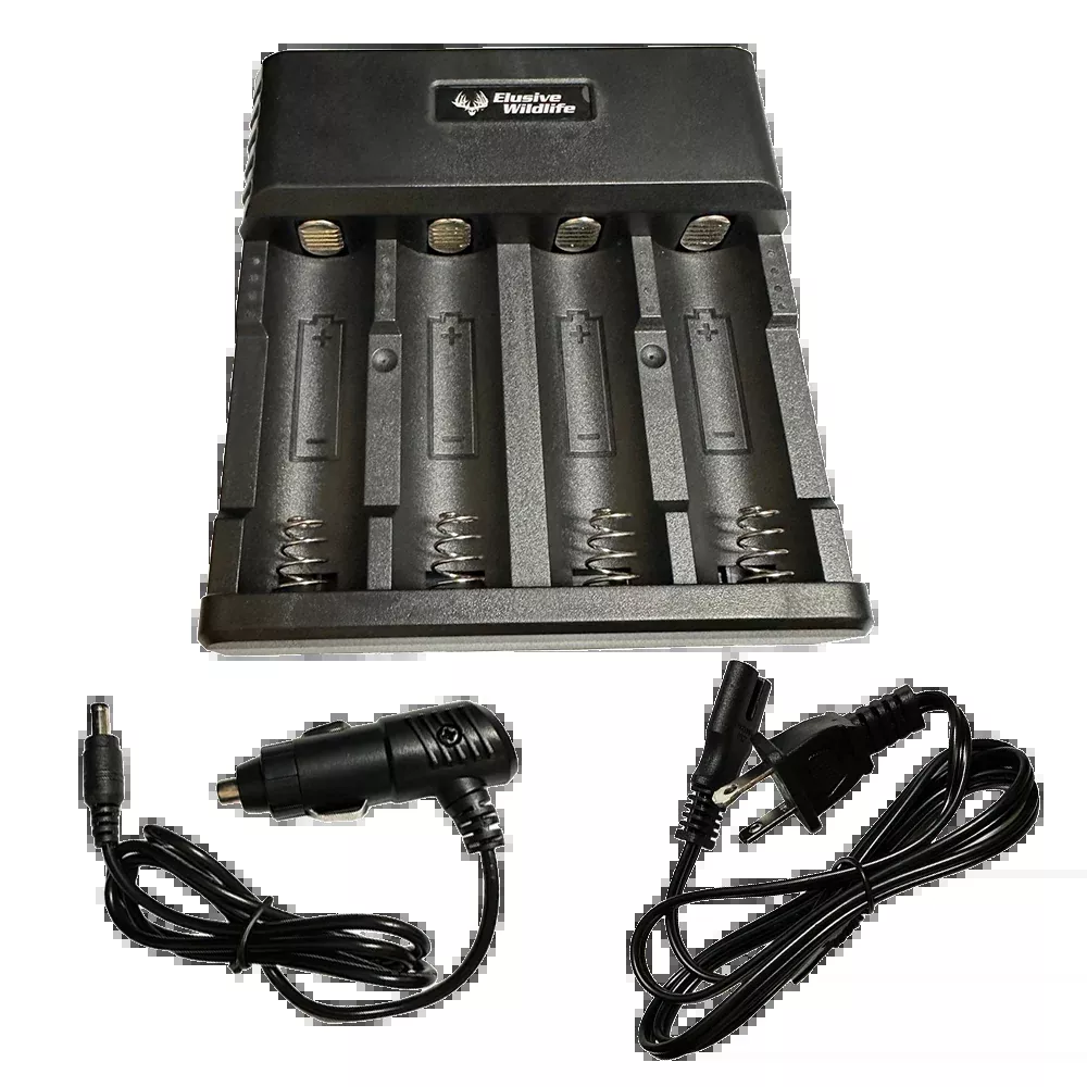 Kill Light Universal Battery Charger Kit- DELUXE 4 BAY