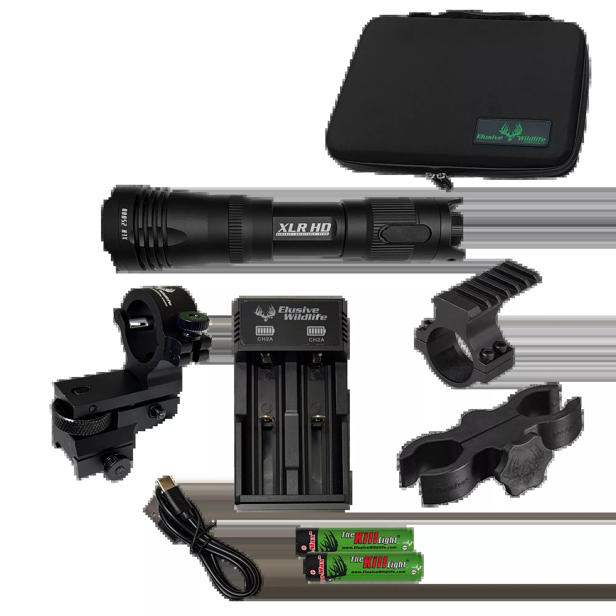 Kill Light XLR 250HD Zoom Focus Hunting Light Package
