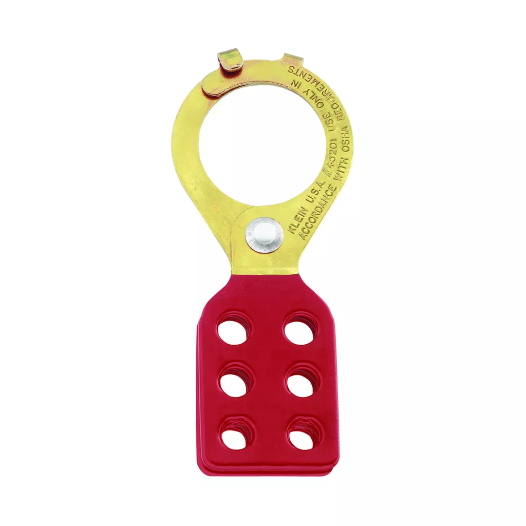 Klein 45201 Lockouts, 1-1/2" Hasp, Interlocking Tabs