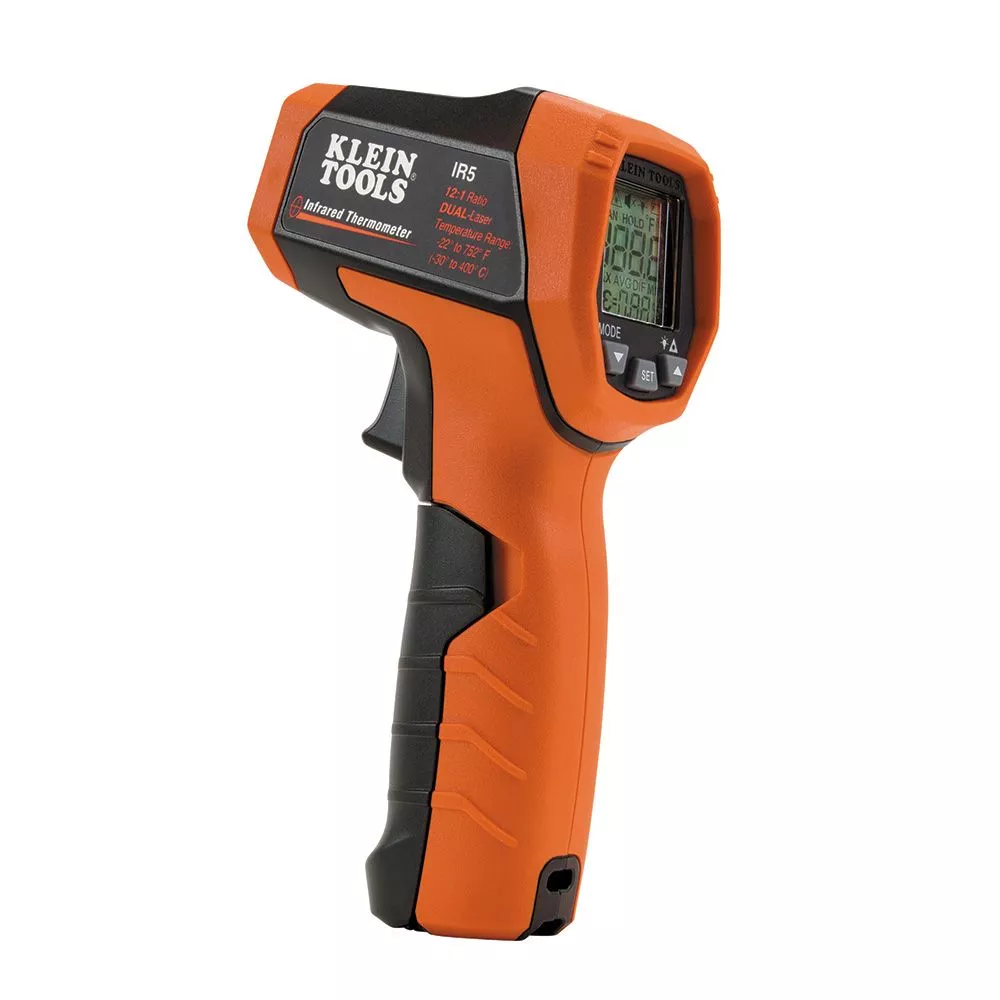 Klein Tools IR5 12:1 Dual-Laser Infrared Thermometer