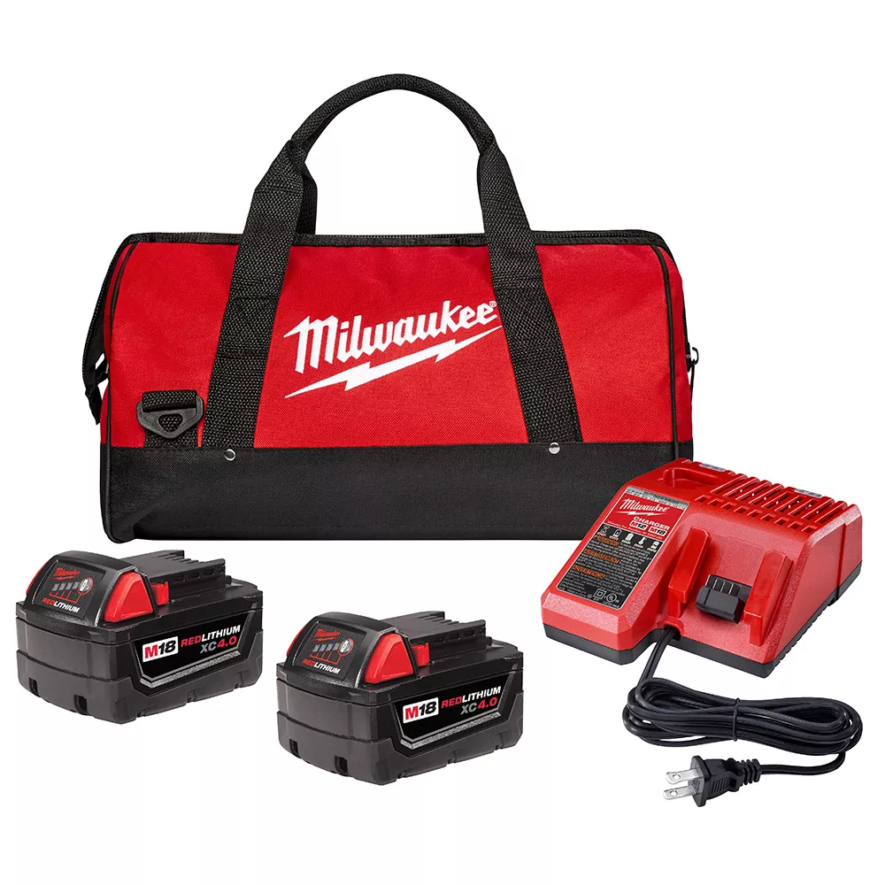 MILW 48-59-1840P Charger w/2 M18 XC