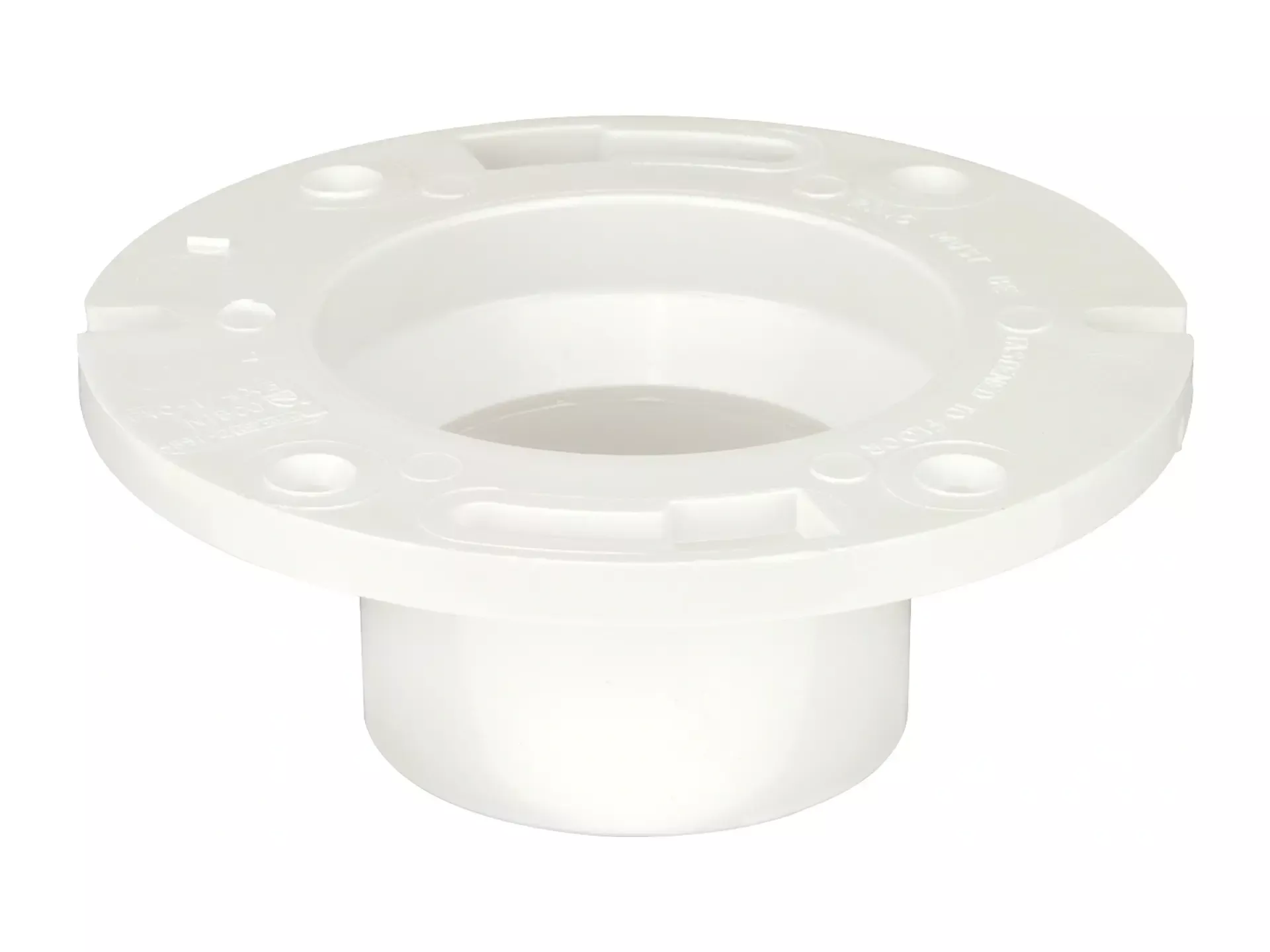 NIBCO K355310, 4 in. x 3 in. Closet Flange Spg PVC DWV 4851-2