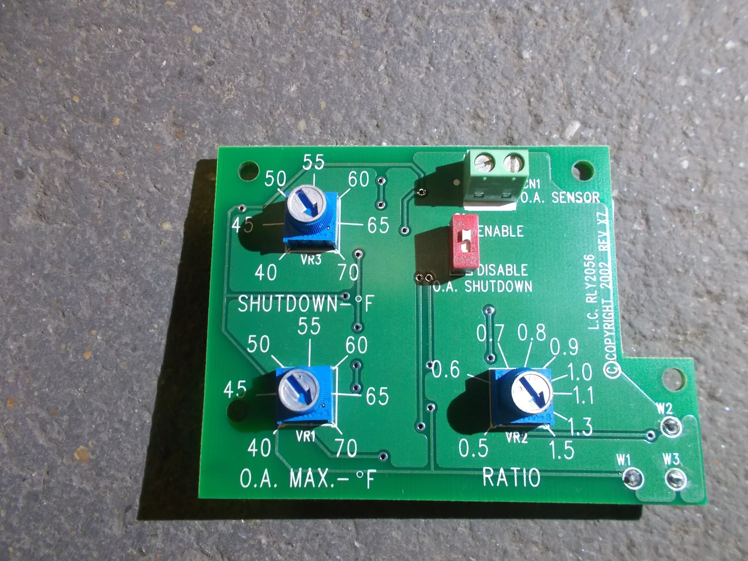Outdoor I/O Reset Board R-22