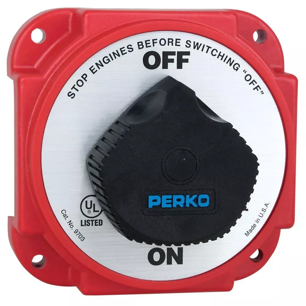 Perko 9703DP Heavy Duty Battery Disconnect Switch w/ Alternator Field