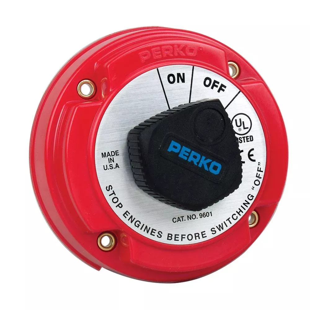 Perko Medium Duty Battery Disconnect Shut Off/On - 250 Amp Continuous,