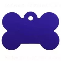 Purple Large Bone Shaped Pet Tag For Dogs And Cats