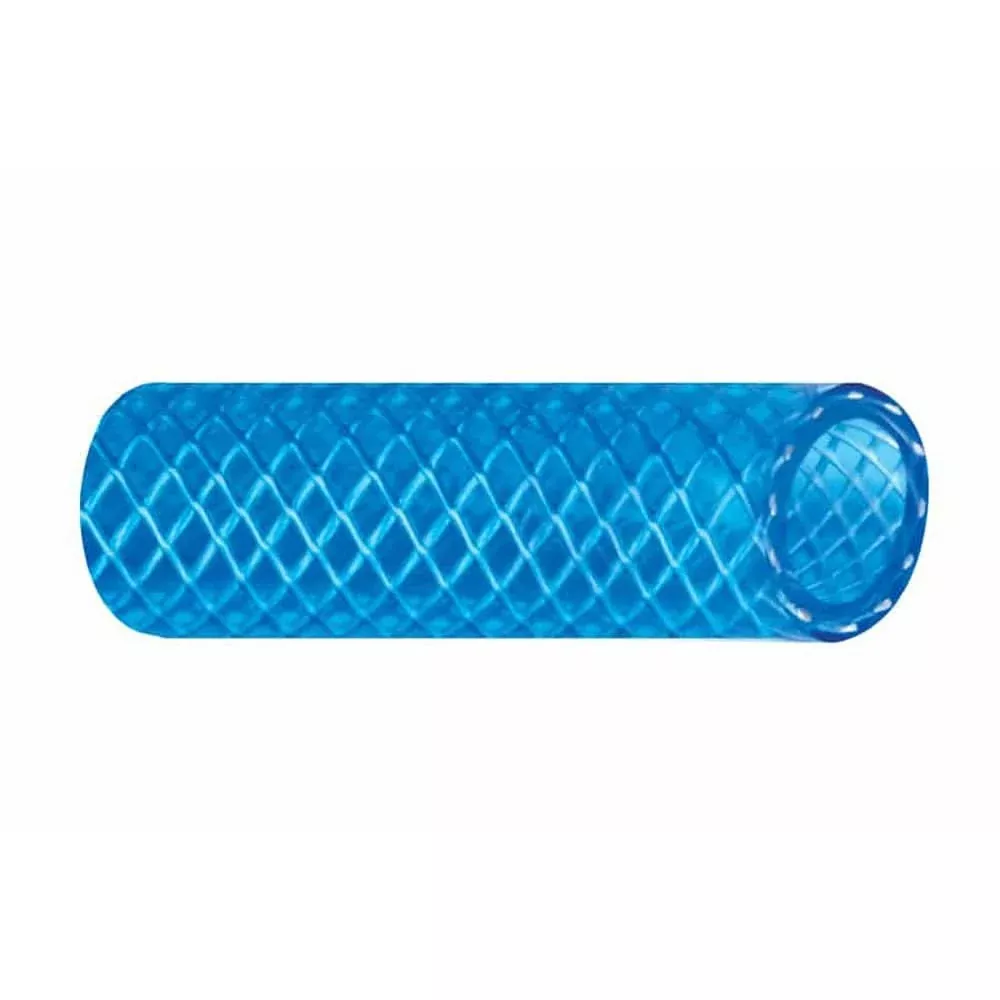Reinforced PVC Hose for Cold Water Feed Lines - 5/8" x 50' Blue